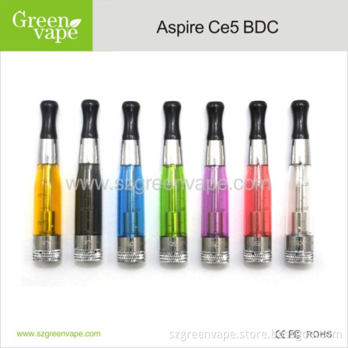 2013 hottest selling Aspire BDC clearomizer CE5 BDC clearomizer bottom dual coil atomizer